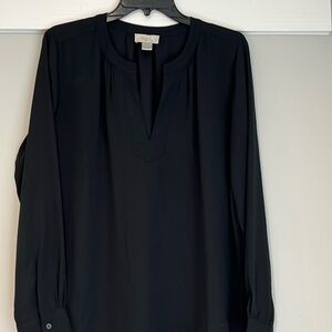 LOFT Women's Elegant Black Blouse